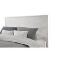 thumbnail image 3 of Origins by Alpine White Pearl California King Wood Panel Bed in White, 3 of 7