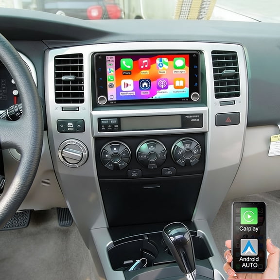 Gsuatey Car Stereo for Toyota 4Runner 2003-2009, 7 Inch Android 13 Double Din Car Radio with Wireless Carplay Android Auto Bluetooth Mirror GPS Link WiFi FM Backup Camera