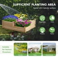 thumbnail image 6 of 3-Tier Wooden Raised Garden Bed with Open-Ended Base, 6 of 8