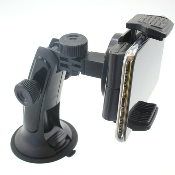 Dash Car Mount for Motorola Moto e6 Phone - Windshield Air Vent Holder Cradle 2-in-1 M1Z