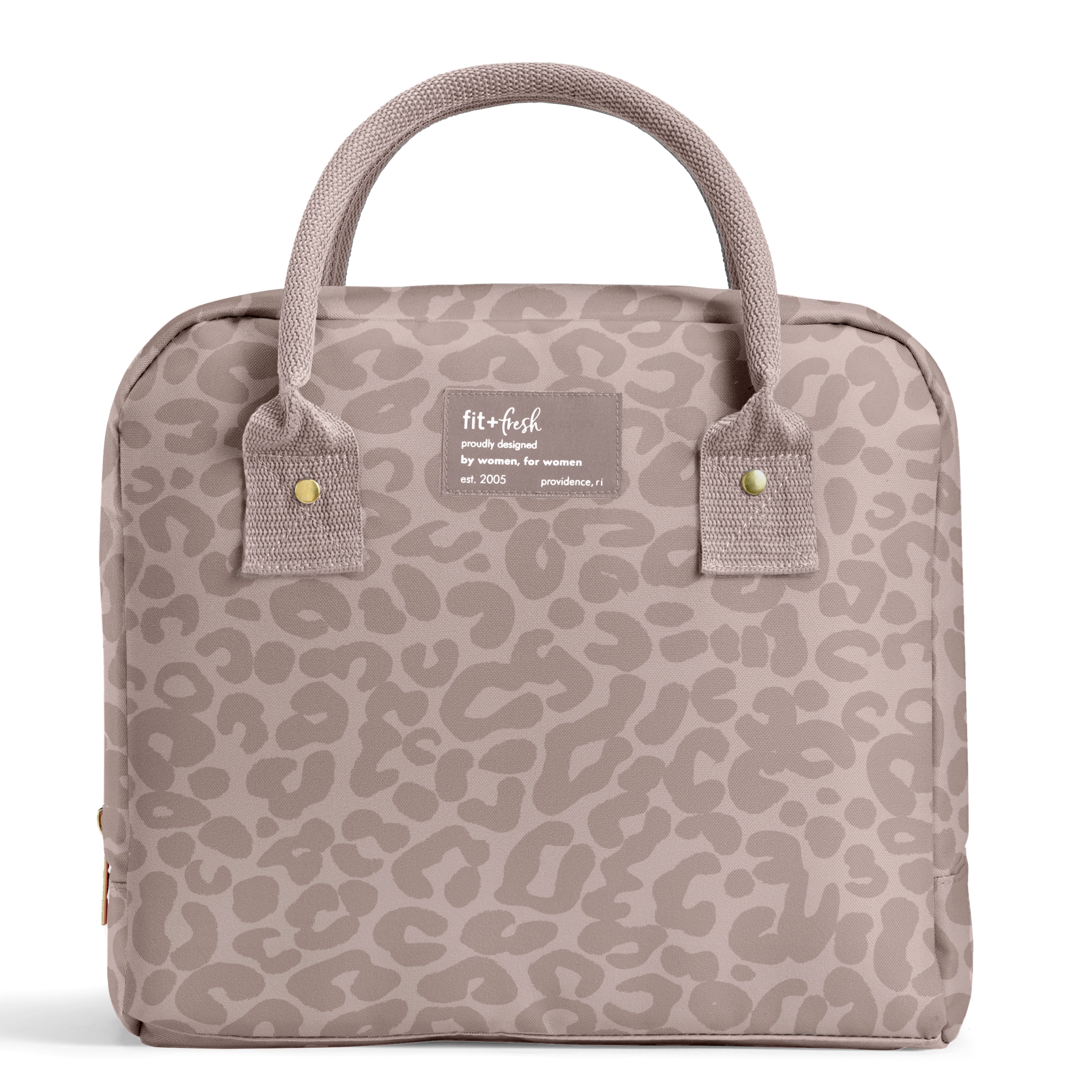 Fit & Fresh 7039CX3829 Bloomington Lunch Bag Kit - Mocha Feline Fine
