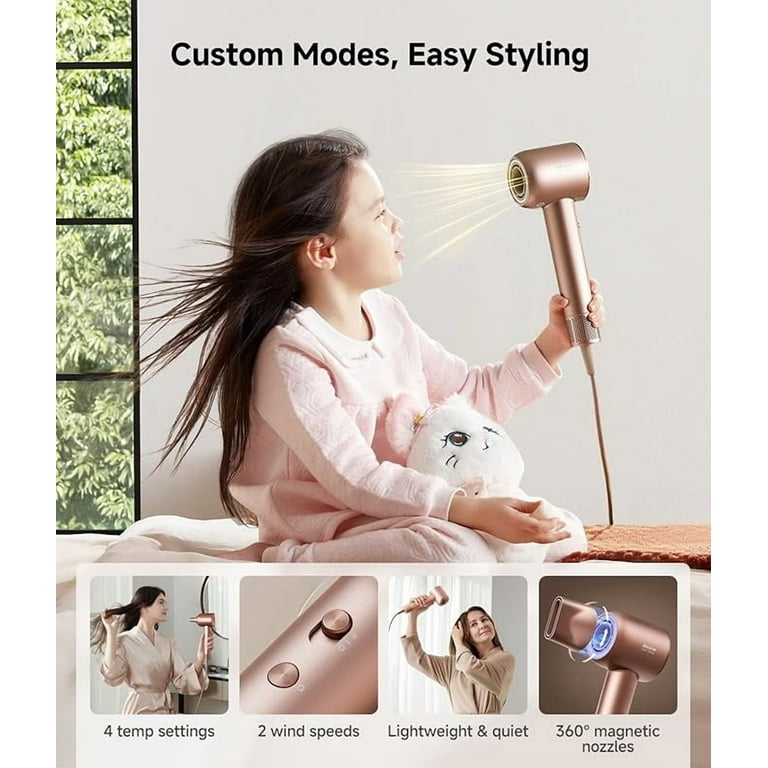 DREAME Hair Glory Combo High-Speed Hair Dryer, 110,000 RPM Motor
