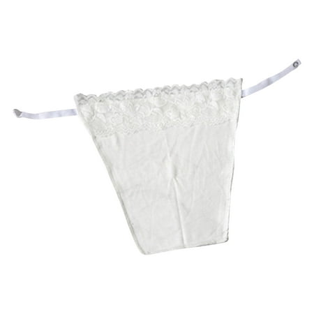 

ZXHACSJ Women Quick Easy Lace Mock Camisole Bra Insert Wrapped Chest Overlay Modesty Panel White