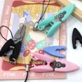 thumbnail image 3 of QenASHaing Small Craft Scissors,2 Tiny Travel Scissors with Cover,Tiny Compact Yarn Keychain Scissor,Travel-sized Portable Snips Mini Sewing Accessories for Travel, Sewing, Crafts and Yarn, 3 of 8