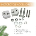 thumbnail image 2 of WOLF PEOPLE Motorcycle Handlebar Riser for FJR1300 FJR 1300 2006-2019 Silver Motorcycle Accessories, 2 of 5
