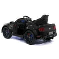 thumbnail image 3 of Ford Mustang GT Kids 24V Electric Ride-On Car w R/C Parental Control Remote, LED Foam wheels + Underbody LED Kit, MP3 + Wireless Music Streaming, Car Cover, Vegan Leather Seat, 3 of 10
