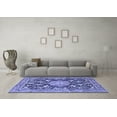 thumbnail image 3 of Ahgly Company Indoor Rectangle Persian Blue Traditional Area Rugs, 2' x 5', 3 of 4