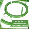 thumbnail image 4 of 12 Juegos Anillos Agua 5 Pulgadas ,Soporte de 3 Patas, Anillo de con Emisor de con Conector de Entrada de Púas Incorporado de 1/8 Pulgadas, 3 Estacas Extraíbles, 4 of 5