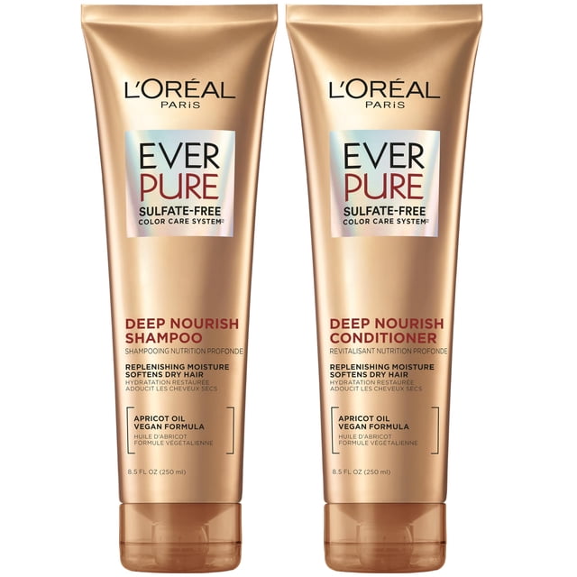 Set de champú y acondicionador L'Oreal Paris EverPure 250 ml x 2