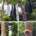 thumbnail image 5 of Portable Travel Clothesline Cord, Adjustable 26ft Camping Clothes line, Laundry Drying Rope for Hotel Trip, Camping,Cruise,Outdoor,Indoor, with 10Pcs Stoppers 20Pcs Windproof Clothespins, 5 of 6