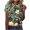 Multicolor, variant on Wenini Women's Summer Tshirts Floral Casual Short Sleeve Round Neck Loose Tops Boho Fashion Printed T-Shirt, XL