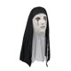 thumbnail image 1 of Nun Scary Latex Mask, Halloween Party Scary Full Head Costume Mask (nun Mask), 1 of 3