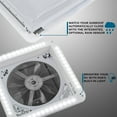thumbnail image 7 of Hike Crew,14” Fan (HCRVF14RWLW) W/ LED Light & Remote, RV & Motorhome Fan, White, 7 of 7