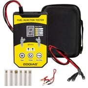 GODIAG GT113 Universal Fuel Injector Tester, Fuel Injector Cleaner Kit with 6 Sizes of Adapters, 8 Pulse Modes for Cars, Motorcycle