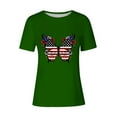 thumbnail image 4 of Wensltd Womens Summer Casual Short Sleeve Tops Patriotic T-Shirt 4th of July Shirt Fashion Printed Shirt, 4 of 4