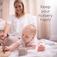 thumbnail image 3 of Diaper Genie Elite Diaper Pail, White, Foot Pedal, Air-Tite® Clamps, Carbon Filter, 3 of 9