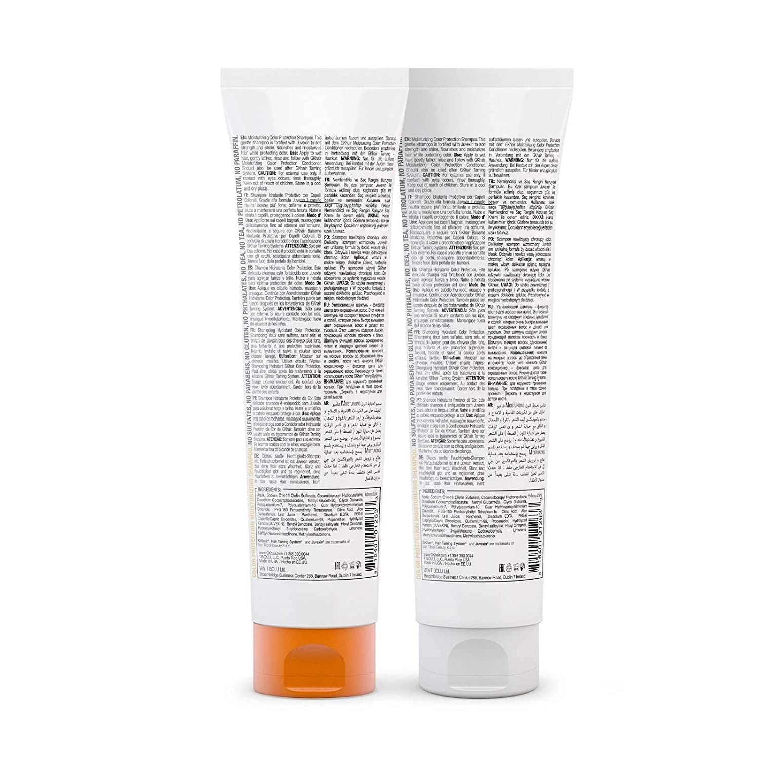 Global Keratin GK Hair Moisturizing Shampoo and Conditioner Set 100ml , 300ml , 1000ml -for Color Treated Dry Damage Curly Frizzy Thinning Hair