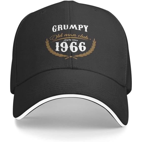 Grumpys Old Man Club Trucker Hat Baseball Cap Funny Outdoor Travel Dad Caps