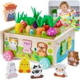 thumbnail image 1 of Juguete Montessori Wooden Farm KMTJT para bebés de 12 a 18 meses, 1 of 6