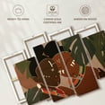 thumbnail image 6 of Elephant Stock Exotic African Beauty Wall Art - Horizontal Multi Panel Canvas - Living Room Wall Decor - People Multi Panel - Brown And Green Decor - 68" x 42", 6 of 8