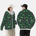 thumbnail image 4 of Fotbe Dino Christmas Party Chaqueta con Protección Solar UPF 50+ para Hombre y Mujer, Camisa con Capucha y Bolsillos-Medium, 4 of 7