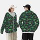 thumbnail image 4 of Fotbe Dino Christmas Party Chaqueta con Protección Solar UPF 50+ para Hombre y Mujer, Camisa con Capucha y Bolsillos-3X-Large, 4 of 7