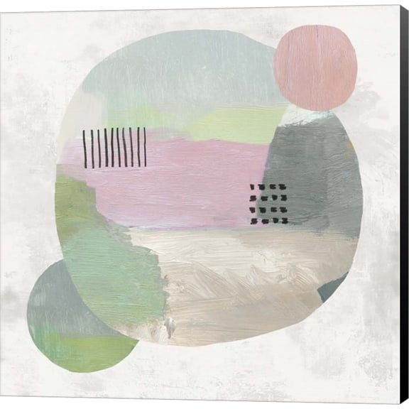 Wool Circles I by Tom Reeves, Canvas Wall Art, 12W x 12H