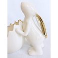 thumbnail image 3 of Easter Bunny Holding Open Easter Egg Ceramic Dish, 3 of 4