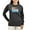 Charcoal, variant on CafePress - Vote Peace Women's Long Sleeve Dark T Shirt - Women's Long Sleeve Graphic Tee Casual Fit