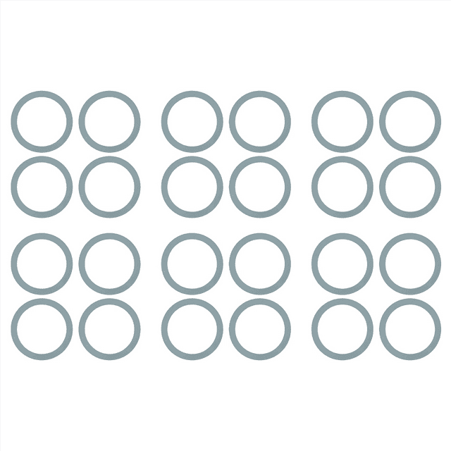24 Pack Blender Gasket Seals for and Osterizer Blender Models, Premium Blender Replacement Parts O-Gasket Rubber