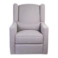 thumbnail image 4 of Contour Pedic Upholstered Glider, Power Recliner with USB Charging Port, 270° Swivel, Easy Assembly + Matching Lumbar Pillow, 4 of 9