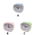 thumbnail image 2 of Reloj despertador Bewildely de escritorio a la moda alarma para estudiantes color caramelo, 2 of 6