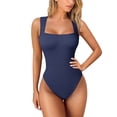 thumbnail image 2 of (clearance Sale)MSJUHEG Jumpsuits for Women Shapewear Tummy Control Shapewear Power Tanktop Bodyshaper New Ribbed Jumpsuit Shaping High Elastic Butt Slim Fit Jumpsuit Shapewear Bodysuit Navy Xl, 2 of 5