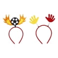 thumbnail image 1 of Fiesta de fútbol Aro para el cabello jinwen Diadema de fútbol Diadema Decoración para Palma y llama, 1 of 8