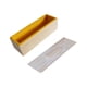 thumbnail image 5 of Moldes rectangulares de silicona para jabón con tapa de madera, flexibles y hechos a mano. Amarillo, 5 of 9