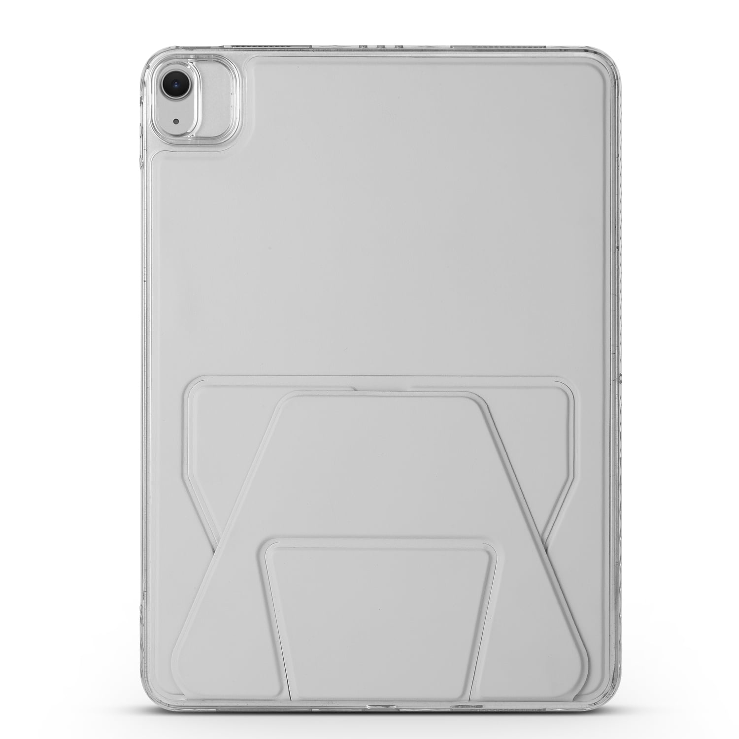 TECH CIRCLE Slim Back Cover Case for iPad 6th/5th Generation (2018/2017), iPad Air 9.7" Case with Built-in Kickstand, Supports Apple Pencil Charging & Attachment, Lightweight Thin Case, Gray