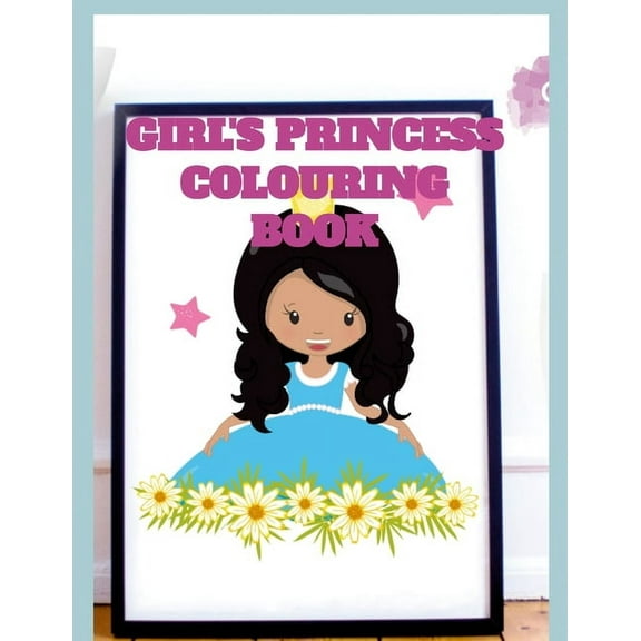 Girl's Princess Colouring Book, (Paperback)