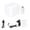 White, variant on LAZIOEGR POS-5890A-L 58mm Thermal Receipt Printer Portable Bluetooth USB High Speed Printing Machine (2.28 inches / 58 mm) for Small Business Retail Restaurant Shipping - Black / EU Plug
