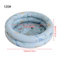 thumbnail image 4 of Piscina Piscina inflable Juguetes para bebés Piscina para niños al aire libre (Azul 120 cm de diámetro), 4 of 8