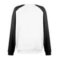 thumbnail image 5 of BangWanChi Fall Sweatshirts for Women 2024 Graphic Womens Casual Loose Pocket Splicing Long Sleeved Round Neck Tops, 5 of 5