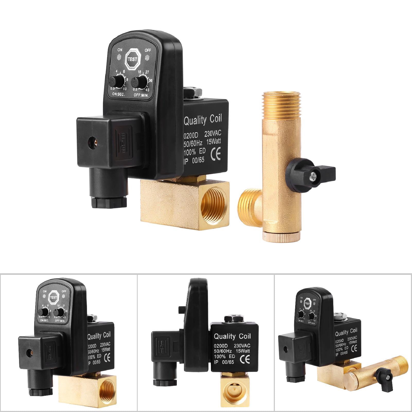Automatic Drain Valve, Air Compressor Drain Valve, Brass Operate