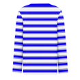 thumbnail image 5 of Topvent Women's T Shirt Tee Long Sleeve Daily Weekend Fashion Basic V Neck Stripe Printing Regular Top, 5 of 5