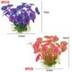 thumbnail image 2 of Plantas acuáticas artificiales para acuario, decoración de plantas de pecera de plástico, 5 piezas., 2 of 5