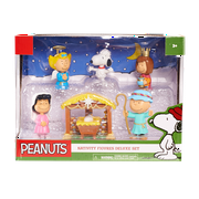 Peanuts Christmas Nativity Figure Set, Decorations and Toys