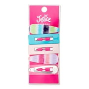 Justice Girls' Assorted Snap Hair Clip Set, 5-Pack