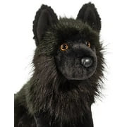 Vilkas Black Wolf 12 Inch Plush Toy Stuffed Animal