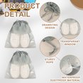 thumbnail image 3 of Uxcell Shoe Bags for Travel, Dustproof Drawstring Bags for Packing with Clear Window Gray 16", 3 of 7