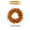 thumbnail image 3 of PEIXUN Halloween And Thanksgiving Simulation Green Plant Door Garlands Festival Decorations Plastic Small Flower Window Display Props, 3 of 9