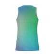 thumbnail image 5 of S-5X Mens Big & Tall Tank Tops Plus Size Sleeveless Crewneck Shirts Casual Pullover Gradient Printed Slim Athletic Workout Running Undershirts Vests, 5 of 7