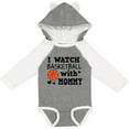 thumbnail image 3 of Inktastic I Watch Basketball with Mommy Boys Long Sleeve Baby Bodysuit, 3 of 5